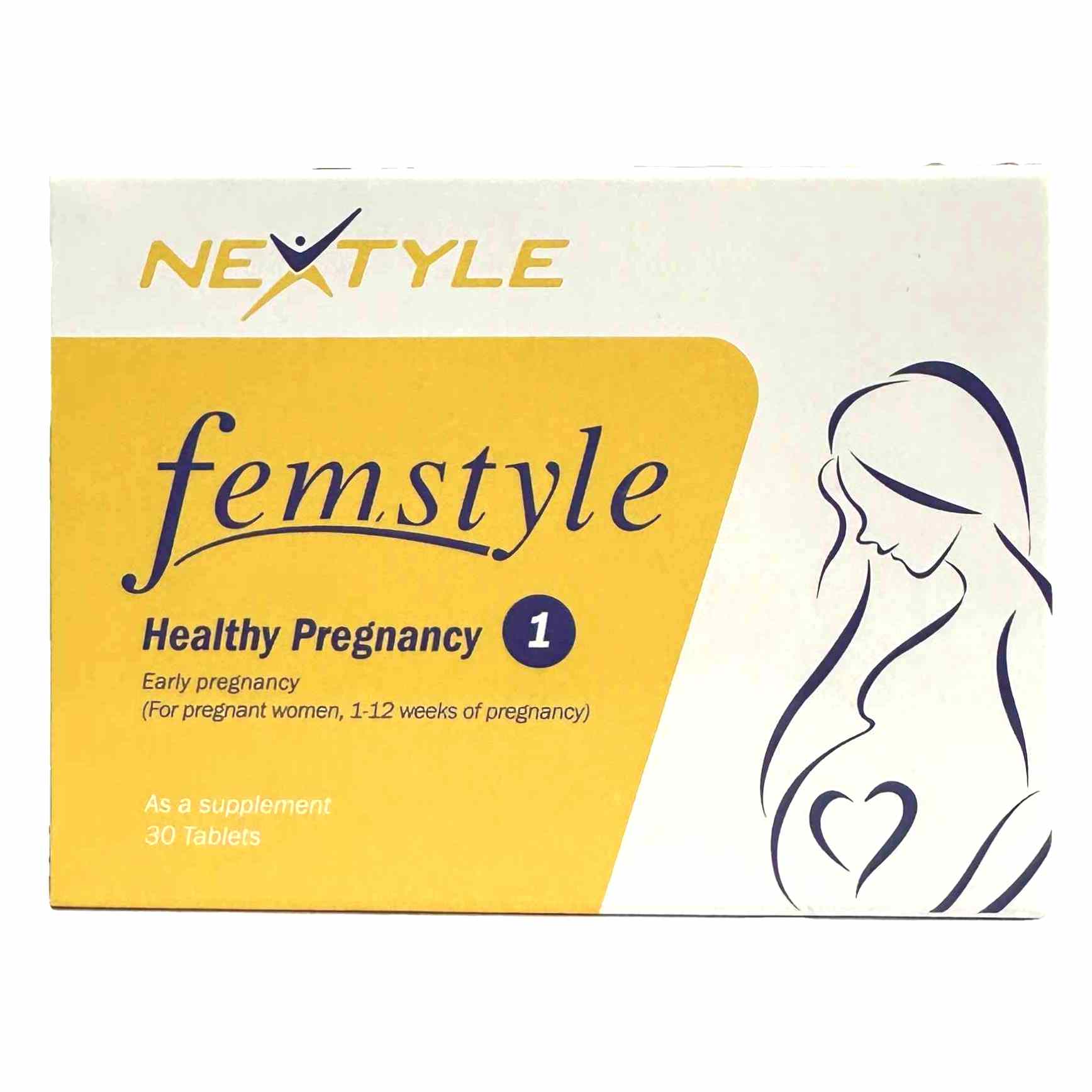 قرص فم استایل نکستایل مکمل سه‌ماهه اول بارداری Nextyle Femstyle
